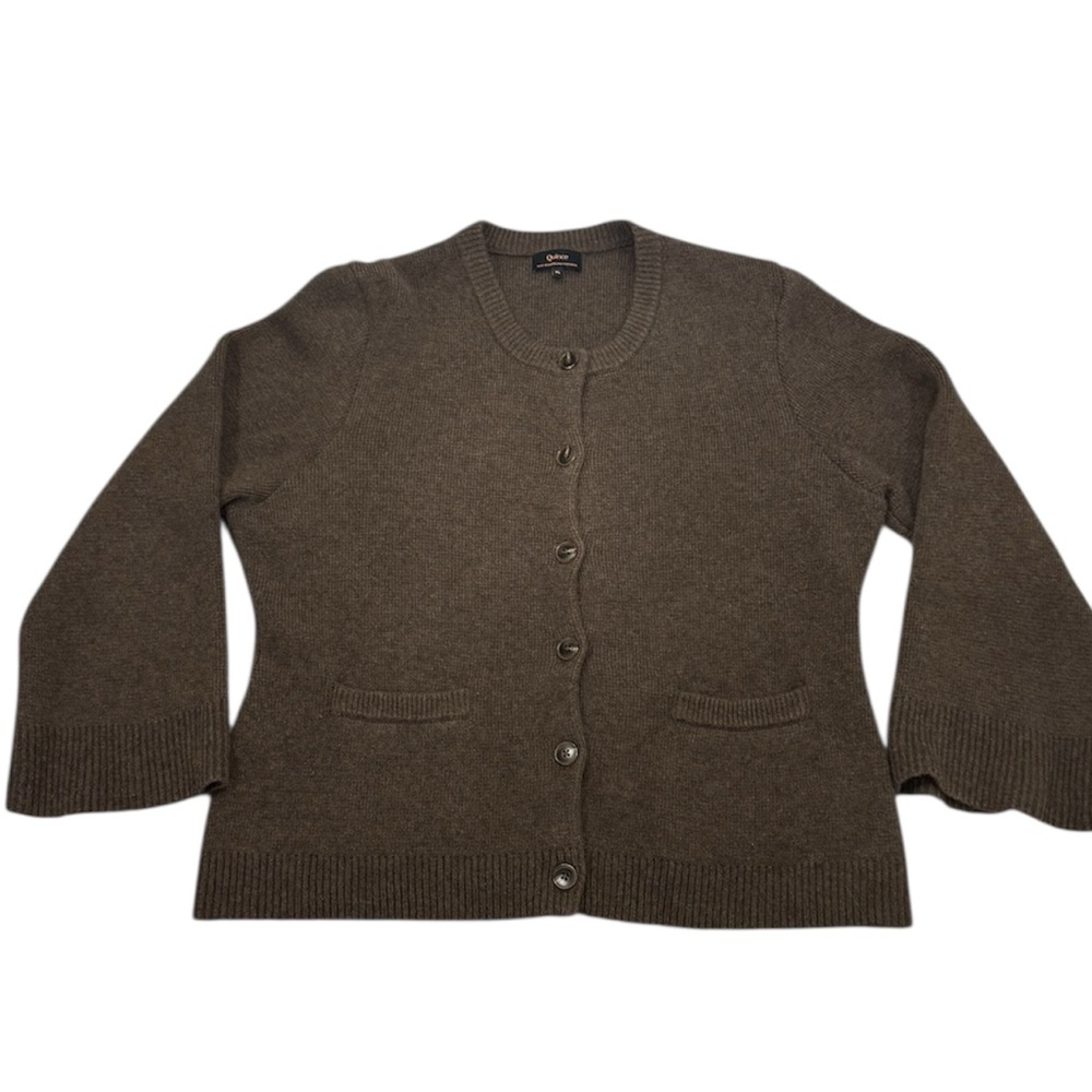 Quince Mongolian Cashmere Structured Cardigan - Picture 3 of 8